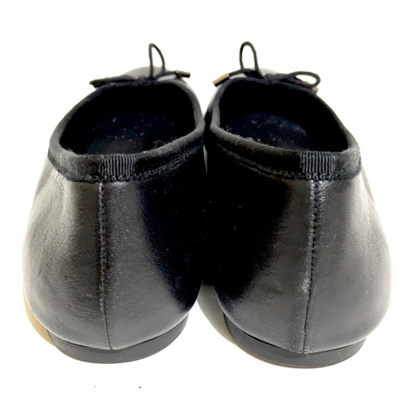 Coach ‘Lara’ Charm and Bow Detail Leather Ballet Flats Size 7.5M - Picture 7 of 15
